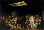 Louis Leopold  Boilly Billards oil on canvas